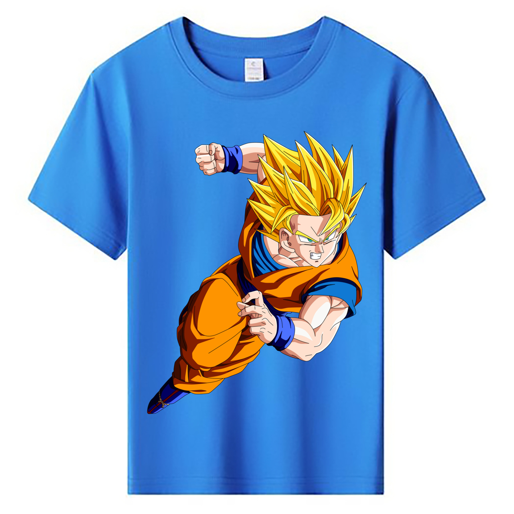 （画像用） ドラゴンボール 孫悟空（そん ごくう）Son Goku カカロット DRAGON BALL Kakarotto 綿100％キッズTシャツ（フロントプリント）